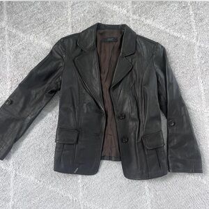 TRUE VINTAGE s.w.o.r.d. London 6.6.44 brown leather jacket